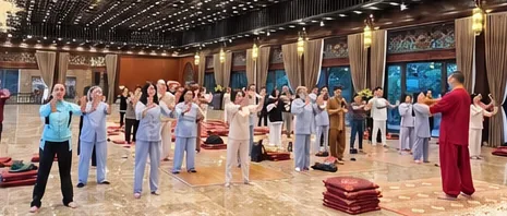Lớp khí công cộng đồng do Thầy Phúc Thành hướng dẫn